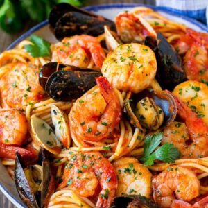 Seafood Pasta (Creamy/Jollof)