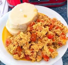 Yam & Egg sauce