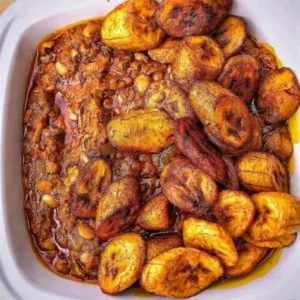 Beans and plantain